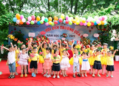 Trường mầm non Búp Sen Hồng hân hoan chào đón năm học mới 2022 - 2023
